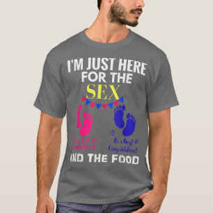 Jag är här för Se Gender Baby visar att han eller T Shirt