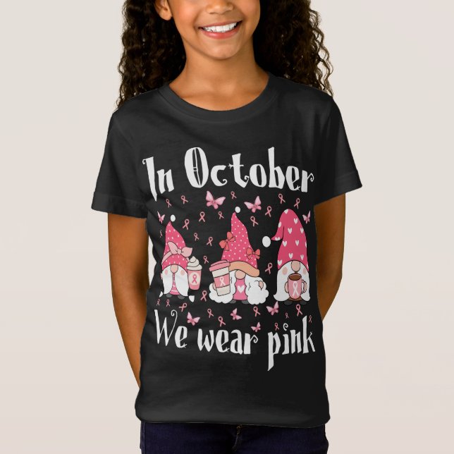 Jag är här för Shenanigans Cute Grönt Gnome T Shirt (Framsida)