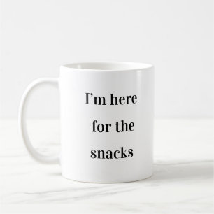 Jag är här för Snacks - Office Mugg