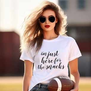 Jag är här för Snacks Tee