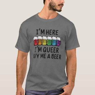 Jag är här i min kö, jag är här i min kö och köper t shirt
