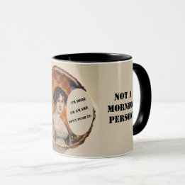 Jag är här.. Jag är inte här! Redigerbar Mugg