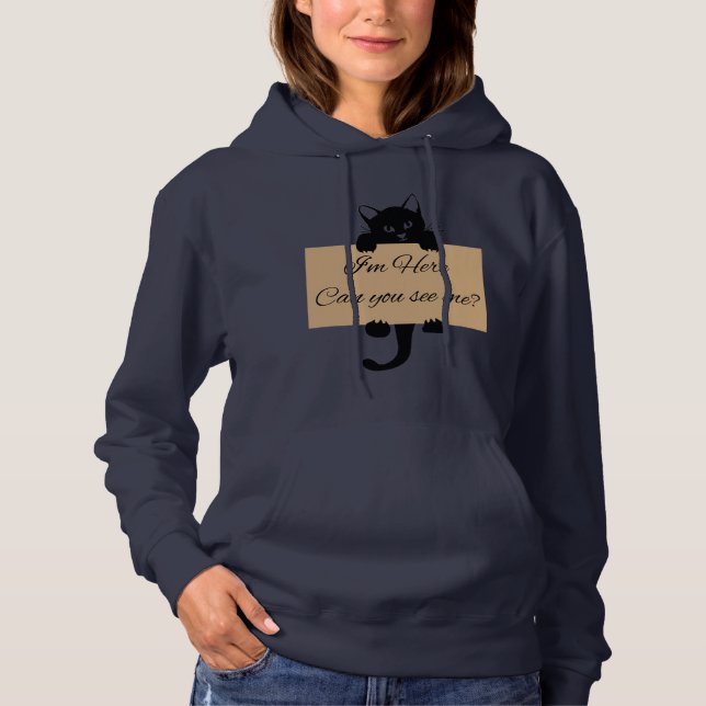 Jag är här, kan du se mig t shirt (Framsida)