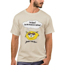 Jag är här! Lägg de underliga applåderna!