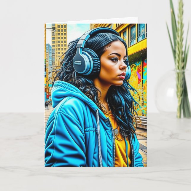 Jag är här om du behöver mig. kort (Framsida)