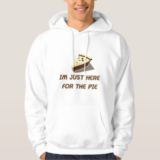 Jag är här precis för Paj Hoodie