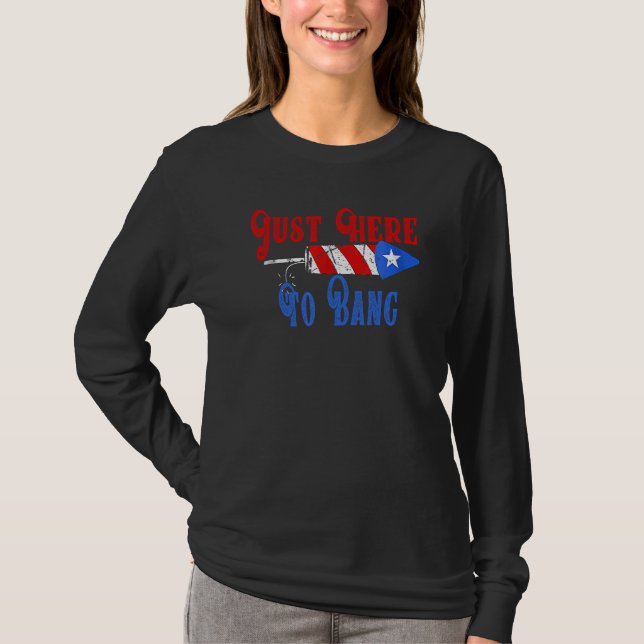 Jag är här till B. T Shirt (Framsida)