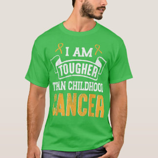 Jag är hårdare än barncancermedvetandehöjande åtgä t shirt