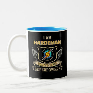Jag Är HARDEMAN Vad Är Din Superkraft Två-Tonad Mugg