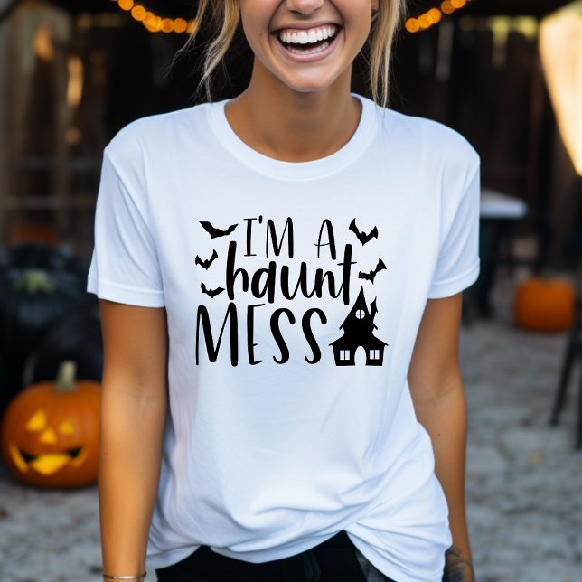 Jag är Haunt  Funny Womens Halloween T Shirt (Skapare uppladdad)