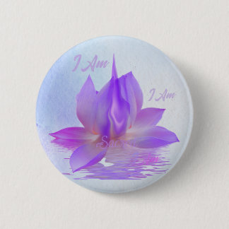 Jag Är Helig Violett Flamma Lotus Knapp