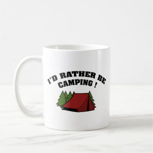 Jag är hellre Camping Coffee Mugg
