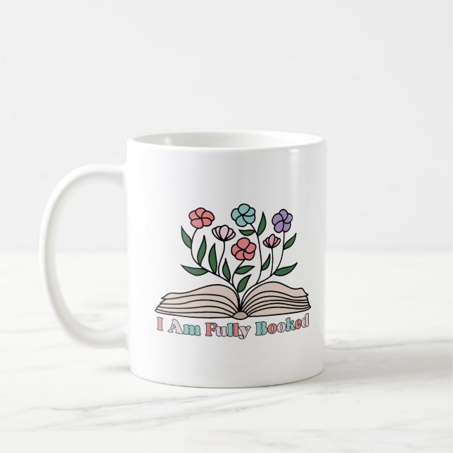 Jag är helt bokad kaffemugg (Vänster)