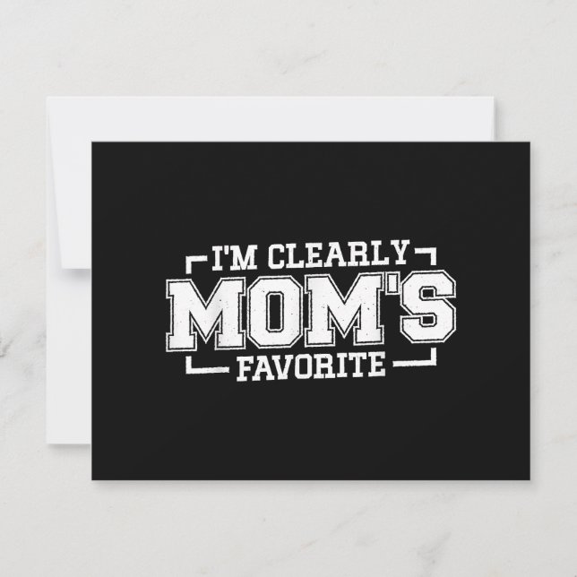 Jag är helt klart Mamma Favorite, Favorite Child o (Framsida)