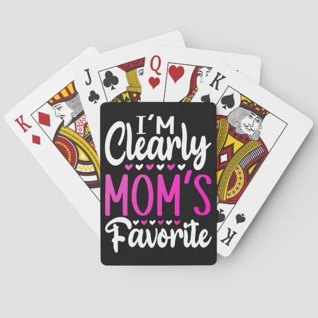 Jag är helt klart mammas favorit casinokort (Baksidan)