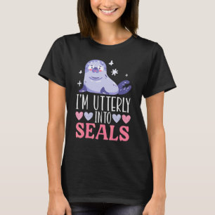 Jag är helt till seals Djur Marin Biolog Havet T Shirt