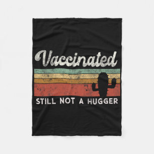 Jag är helt vaccinerad Roligt Gratis Knuff Fleecefilt