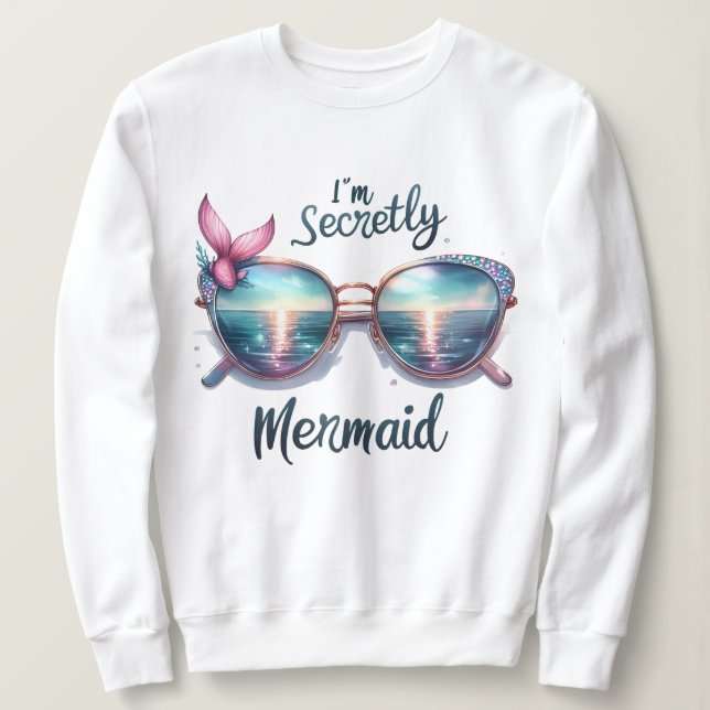Jag är hemligt sjöjungfru T-Shirt (Design framsida)