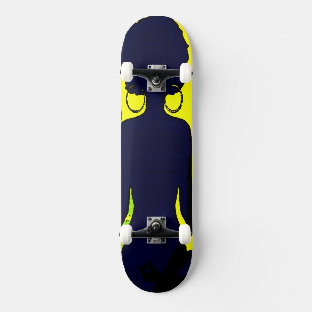 Jag är Hennes jag är Queen Skateboard (Framsida)