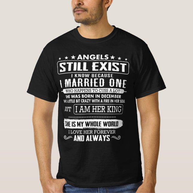 JAG ÄR HENNES KUNG HON ÄR MIN HELA VÄRLD 12 T SHIRT (Framsida)