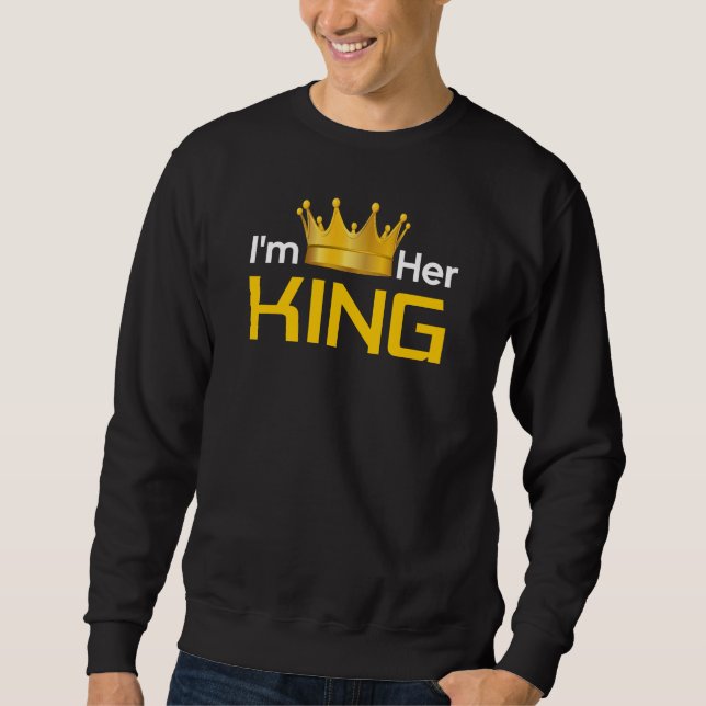 Jag är Hennes Kung Lång Ärmad Tröja (Framsida)