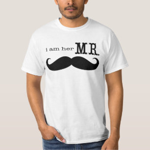 Jag är hennes mr Mustache Grooms T-shirt