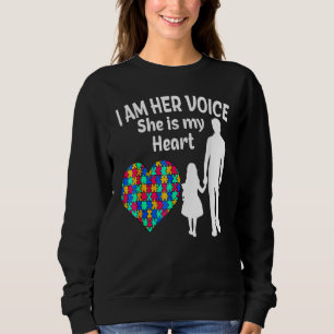 Jag är hennes röst. Hon är min hjärteautism, medve T Shirt