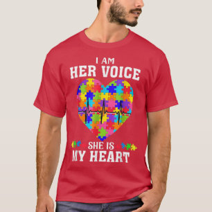 Jag är hennes röst.. Hon är min hjärteskönhet T Shirt