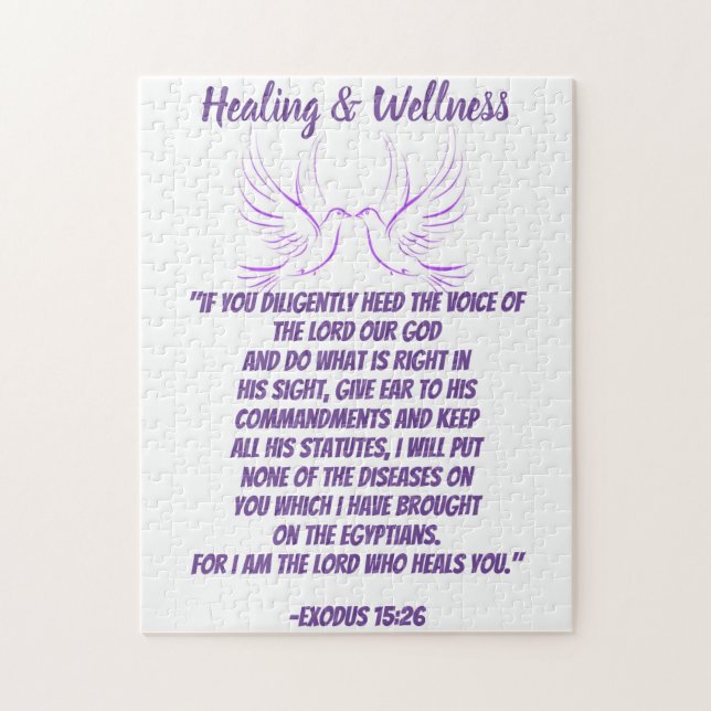 Jag är Herren som hedrar dig Pussel (Vertikal)