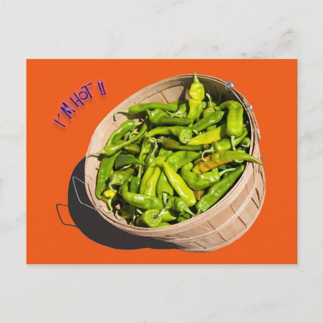 Jag är hett! vykort (Framsida)