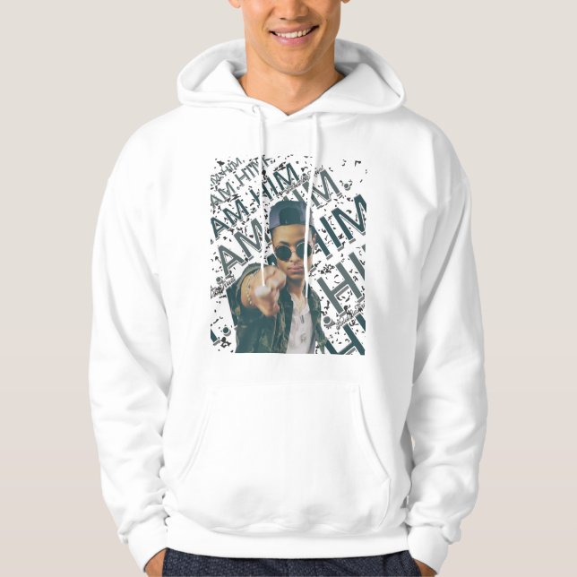 JAG ÄR HIM HOODIE (Framsida)