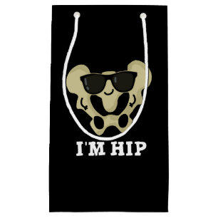 Jag är Hip Funny Hipbone Anatomy Pun Mörk BG