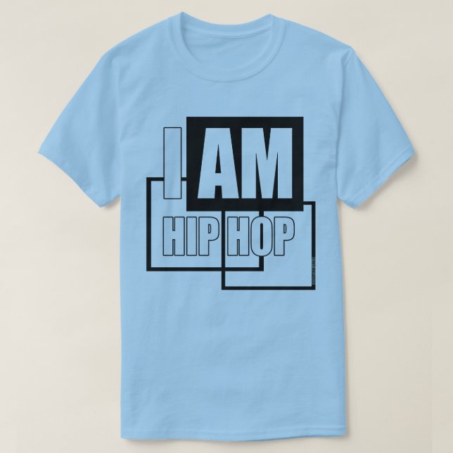 JAG ÄR HIP HOP - BLACK BLOCK T SHIRT (Design framsida)