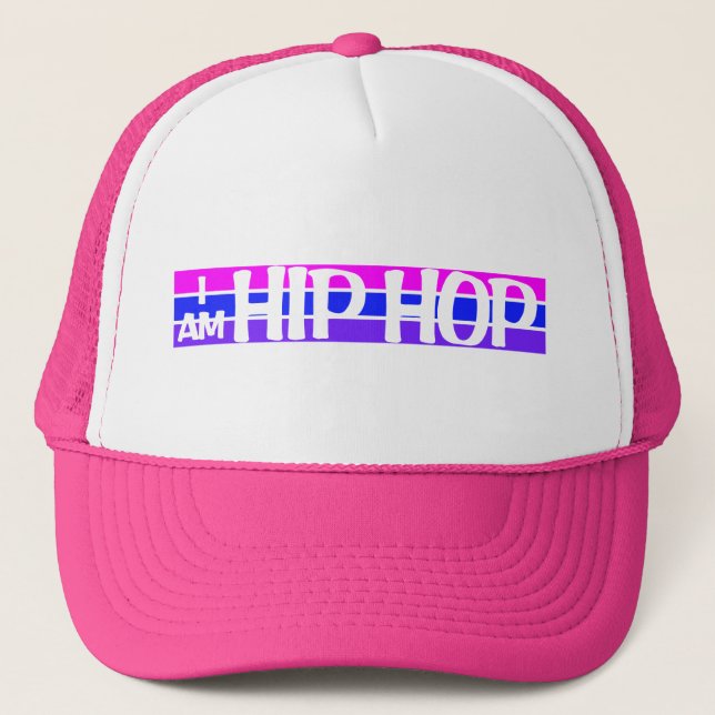 Jag är Hip Hop hatt Truckerkeps (Framsida)