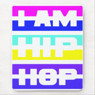 Jag är Hip hop mousepad Musmatta