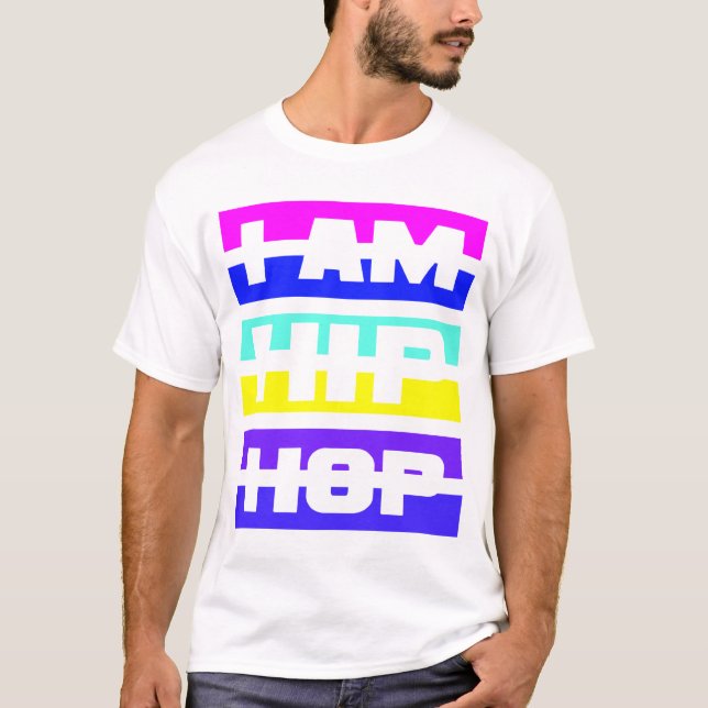 Jag är Hip hop-skjorta - välj stil & färg T-shirt (Framsida)