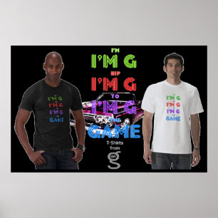 Jag är Hip till spelet Poster från G Clothing
