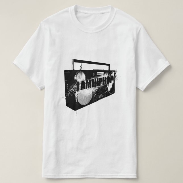 Jag är HipHop Fam! T Shirt (Design framsida)