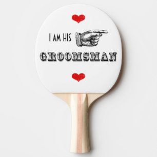 Jag är HIS Groomsman Pingisracket