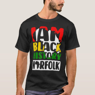 Jag är historiens månad, afriker eller folk t shirt