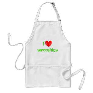 Jag är hjärtrökare som apron för en hälsosam livss förkläde