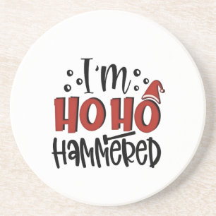 Jag är Ho Ho Ho Hammerad Rolig jul Xmas Drickande Underlägg