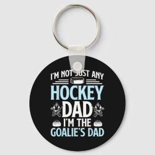 Jag är hockeymålvakts-pappa till en ishockeymålvak nyckelring