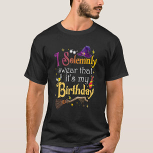 Jag är högtidligt nyfiken på att min födelsedag 2 t shirt
