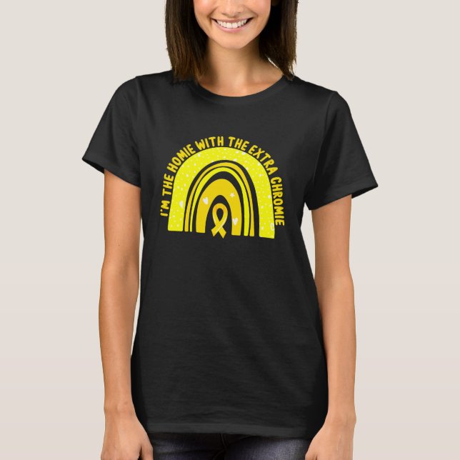 Jag är Homie med Extra-kromie-nedsyndrom T Shirt (Framsida)