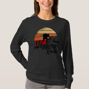 Jag är Hugger Sten Kliber Bouldering Boulder Klib T Shirt