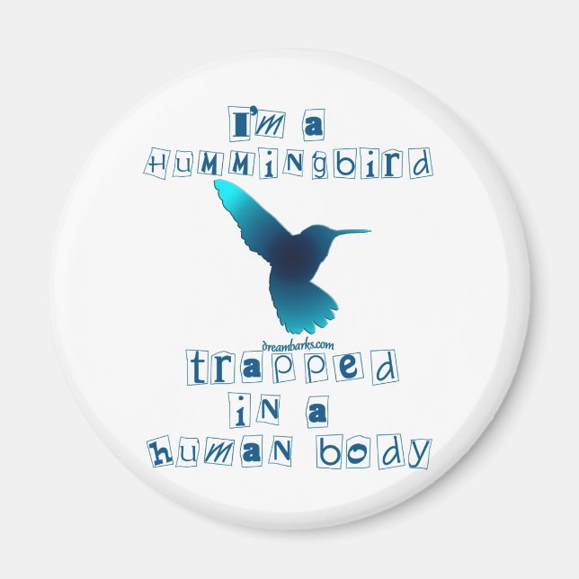 Jag är Hummingbird Magnet (Framsidan)