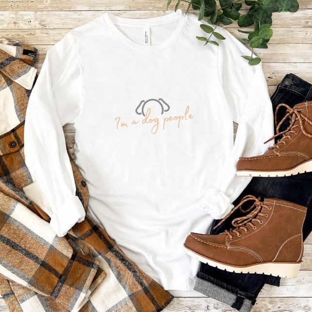 Jag är Hund Person Anpassningsbar Långärmad T-Shir T Shirt (Skapare uppladdad)