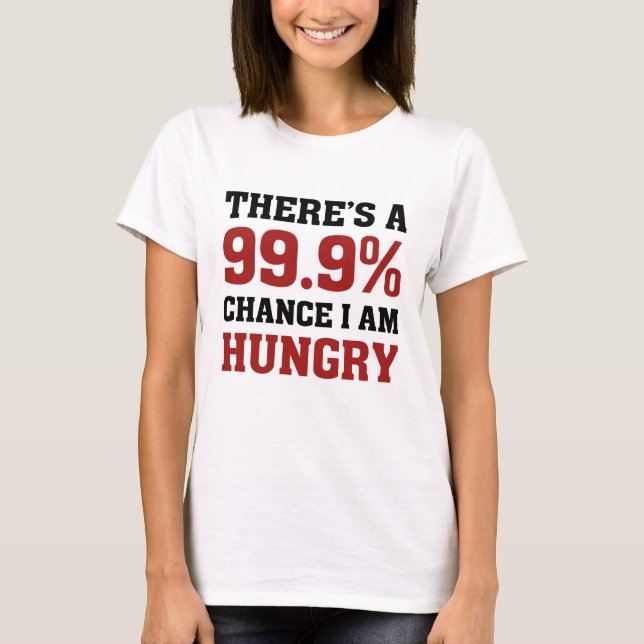 Jag är hungrig t shirt (Framsida)