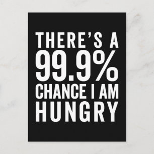 Jag är Hungrig. Vykort